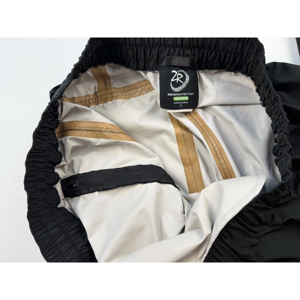 Zero Restriction Tour Series Rain Pants Mens Large Black Waterproof Outdoor - Picture 5 of 16